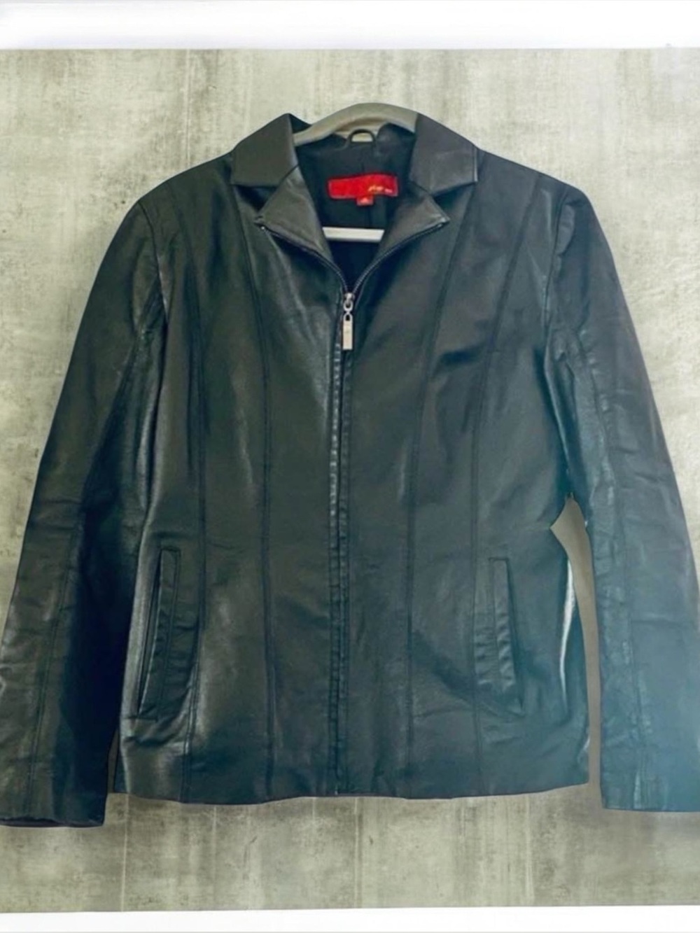 MAX USA Women’s Vintage Leather Jacket Size M Biker Motorcycle Casual